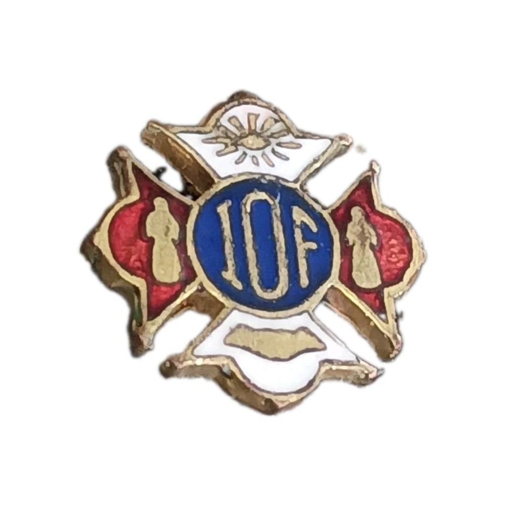 VTG 1950s IOF Independent Order of Foresters Hat Lapel Pin Tie Tac Fraternal